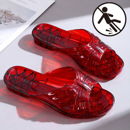 Naisten liukumaton hajunkestävä kristalli hyytelö-sandaalit