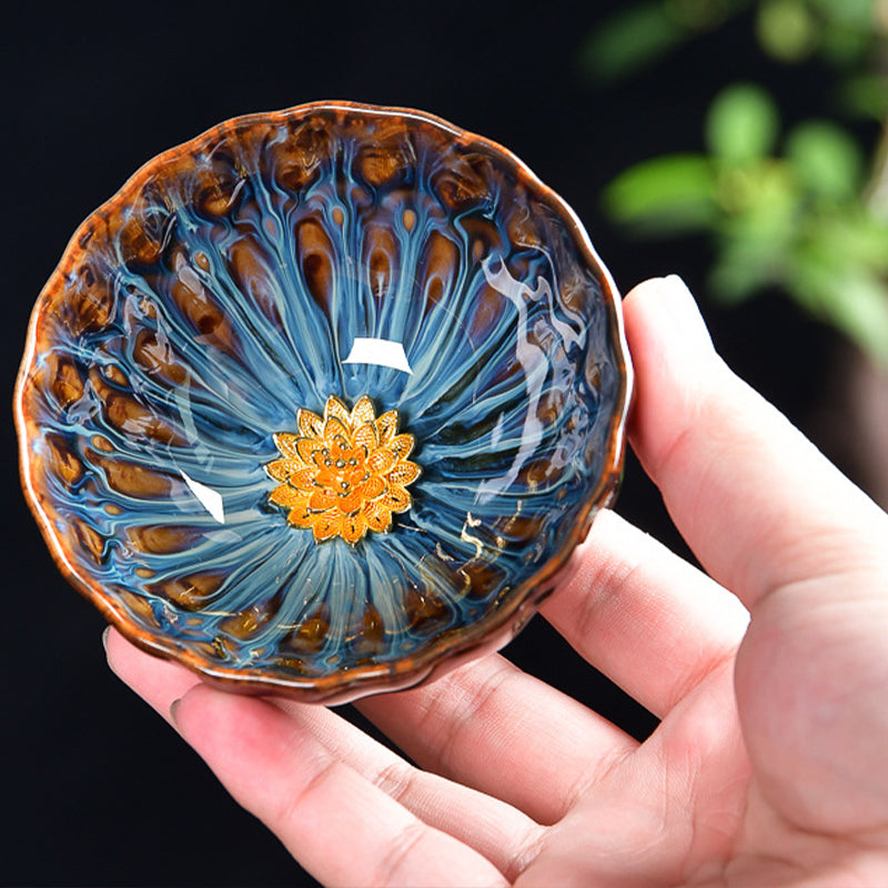 [Paras lahja] 🎁Hienostunut teekuppi 3D-Kuvioilla