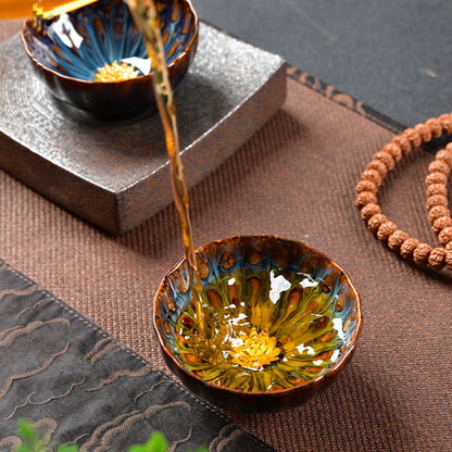 [Paras lahja] 🎁Hienostunut teekuppi 3D-Kuvioilla