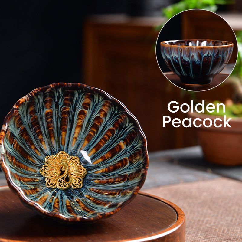 [Paras lahja] 🎁Hienostunut teekuppi 3D-Kuvioilla