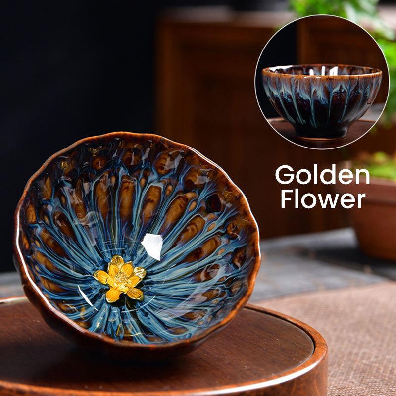 [Paras lahja] 🎁Hienostunut teekuppi 3D-Kuvioilla