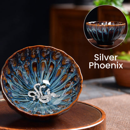 [Paras lahja] 🎁Hienostunut teekuppi 3D-Kuvioilla