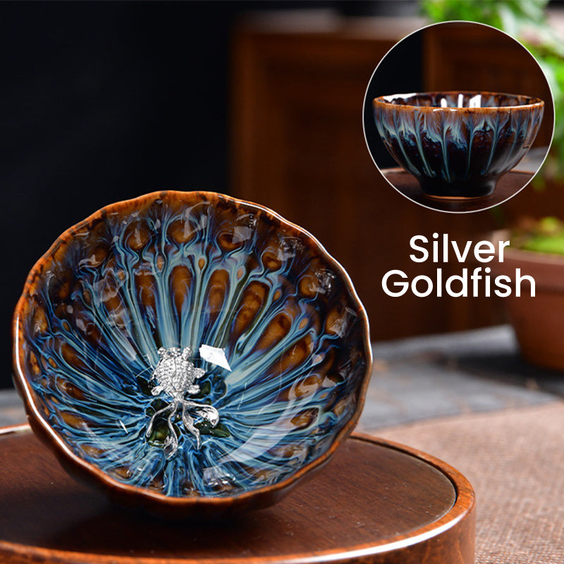 [Paras lahja] 🎁Hienostunut teekuppi 3D-Kuvioilla