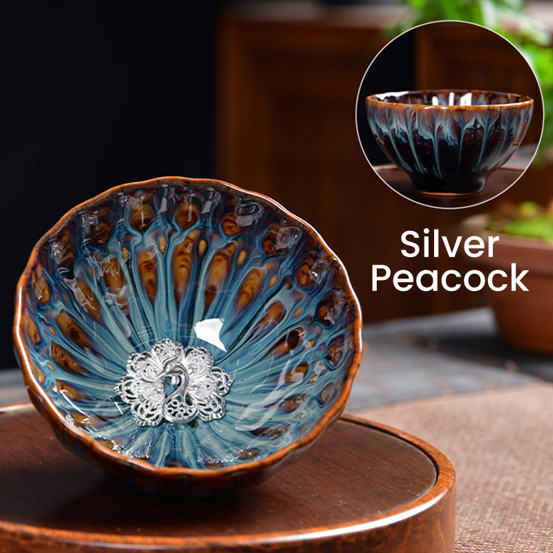 [Paras lahja] 🎁Hienostunut teekuppi 3D-Kuvioilla