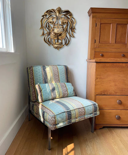 🎭Suuri leijonan pää seinälle kiinnitettävä taideteos veistos