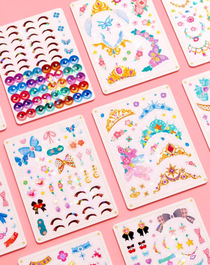 Fantasia 3-in-1 Prinsessan Pukeutumis- ja Meikkipeli Setti