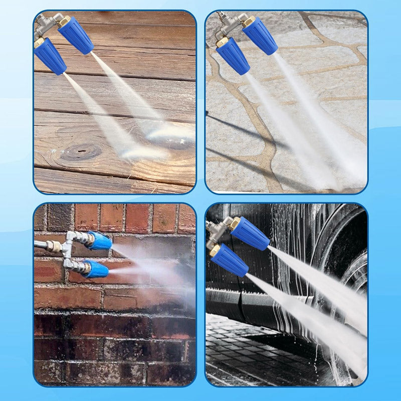 Ruostumattomasta teräksestä valmistettu kaksoisturbosuulake painepesurille