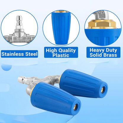 Ruostumattomasta teräksestä valmistettu kaksoisturbosuulake painepesurille