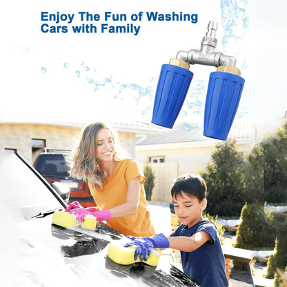 Ruostumattomasta teräksestä valmistettu kaksoisturbosuulake painepesurille