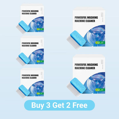 Tehokas pesukoneen puhdistusaine - 12 tablettia