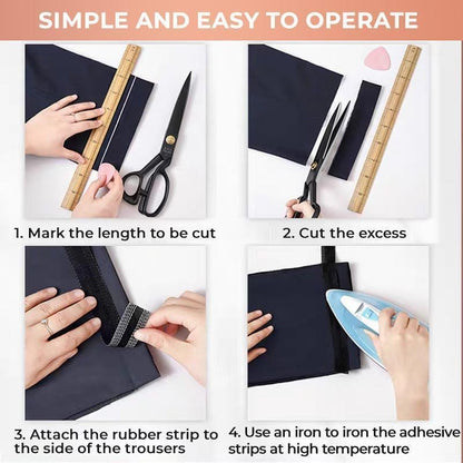 💥Kuuma myynti 💥Housujen Reunan Lyhennys Itsekiinnittyvä Teippi