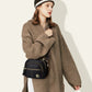 Jopa 49 % alennusta!!✨Klassinen monitoiminen osasto nahka Crossbody laukku