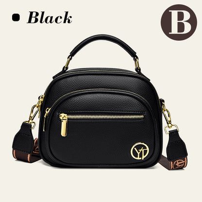 Jopa 49 % alennusta!!✨Klassinen monitoiminen osasto nahka Crossbody laukku