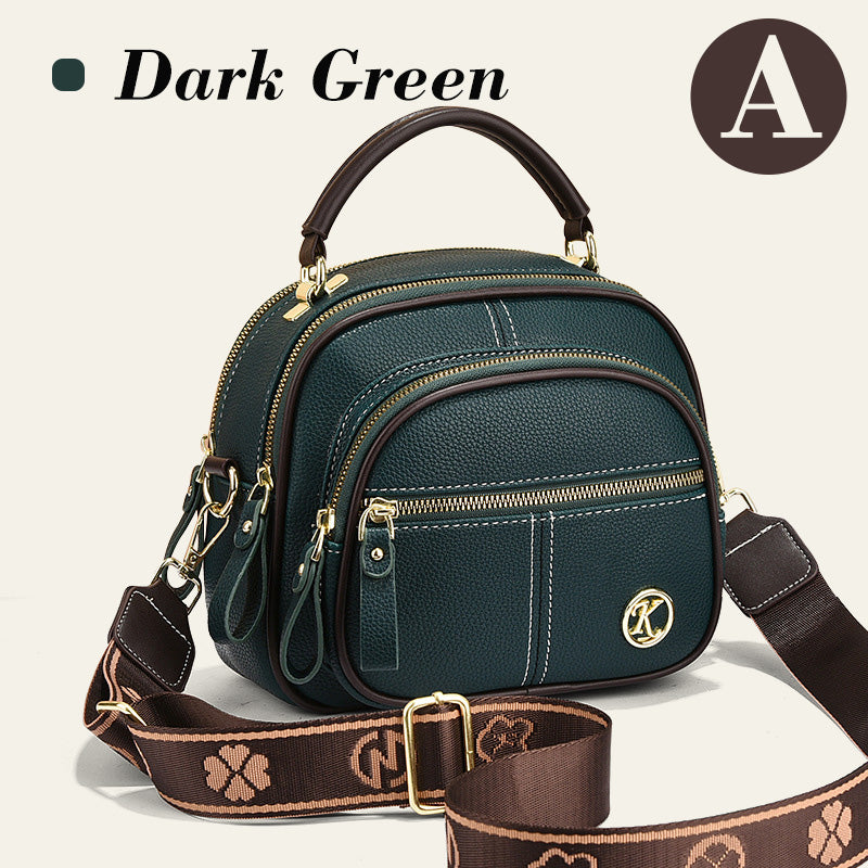 Jopa 49 % alennusta!!✨Klassinen monitoiminen osasto nahka Crossbody laukku