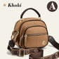 Jopa 49 % alennusta!!✨Klassinen monitoiminen osasto nahka Crossbody laukku