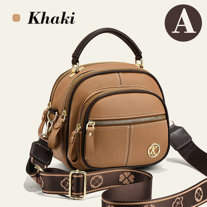 Jopa 49 % alennusta!!✨Klassinen monitoiminen osasto nahka Crossbody laukku