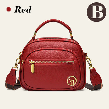 Jopa 49 % alennusta!!✨Klassinen monitoiminen osasto nahka Crossbody laukku