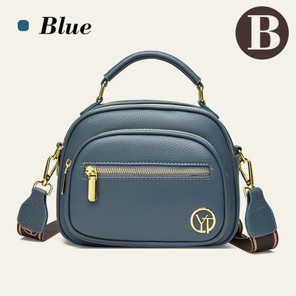 Jopa 49 % alennusta!!✨Klassinen monitoiminen osasto nahka Crossbody laukku