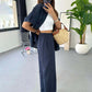 Naisten Workwear Drawstring Casual Cargo 2-osainen setti
