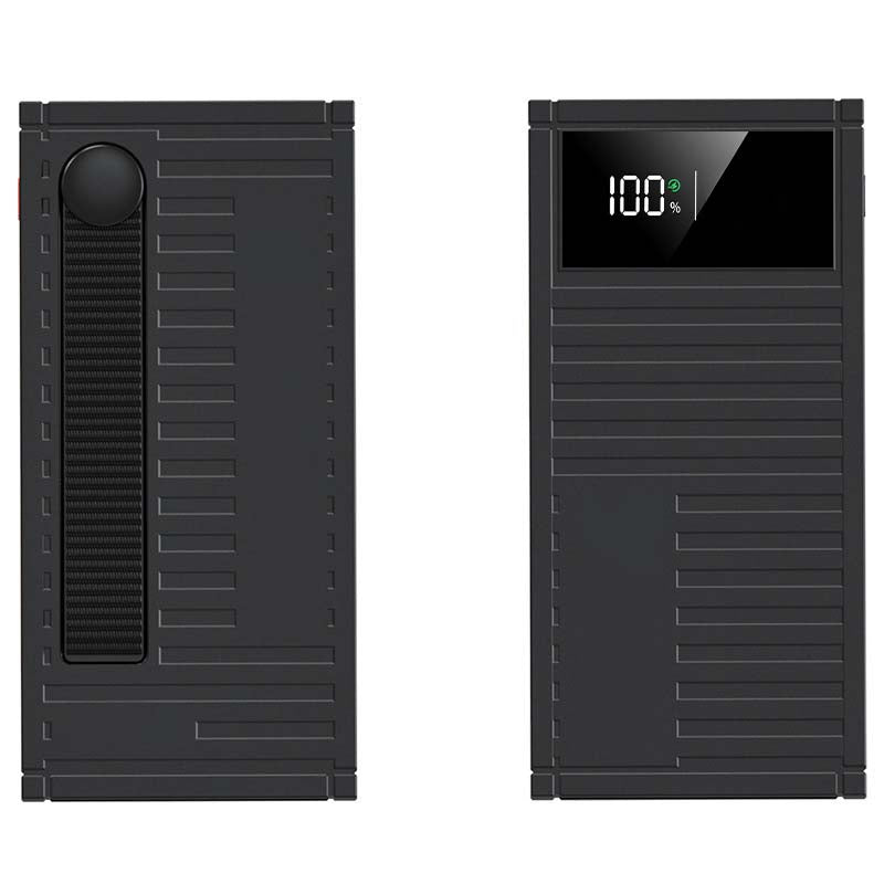 Pikalataava tehopankki digitaalisella näytöllä