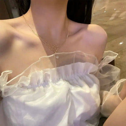 Super kaunis Pearl riipus kaulakoru