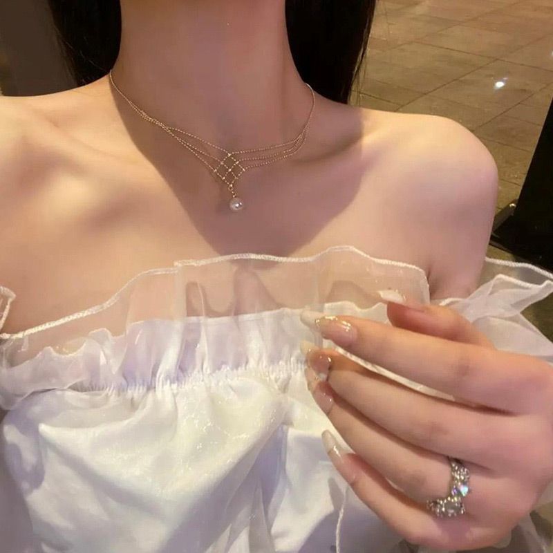 Super kaunis Pearl riipus kaulakoru