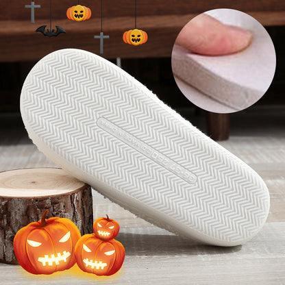 Halloween-teemaiset lämpimät ja mukavat sisätossut