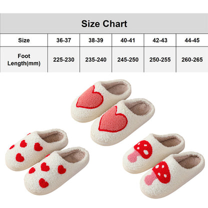 [Rakkaalle lahja] Sisäkäyttöön Tarkoitetut Liukumattomat Pehmeät Tossut Pareille