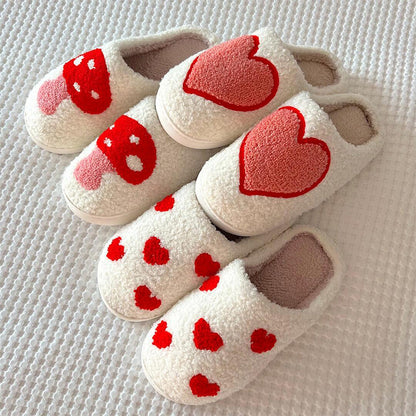 [Rakkaalle lahja] Sisäkäyttöön Tarkoitetut Liukumattomat Pehmeät Tossut Pareille