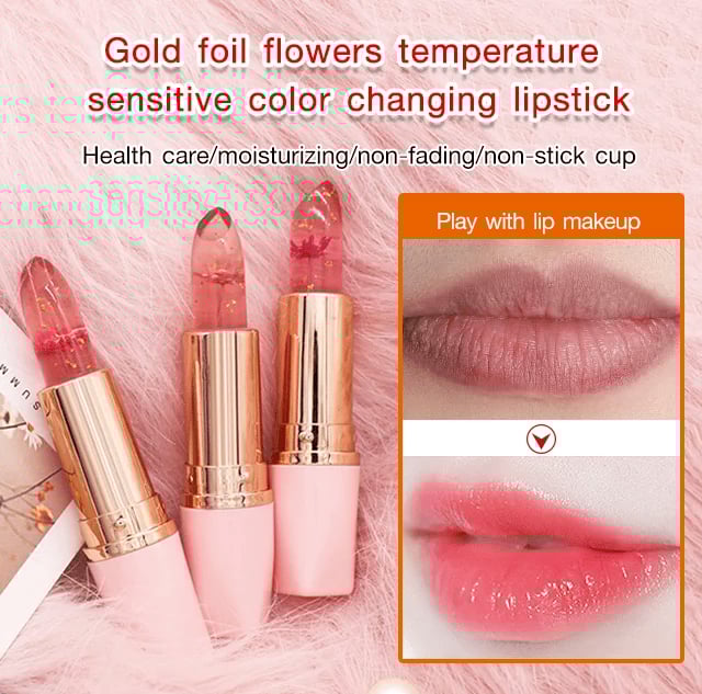 Crystal Jelly Flower Color Changing Lipstick-✨OTA LISÄTIETOJA SAVE MORE