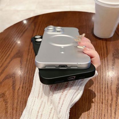 Ohut Kehyksetön Magneettinen Puhelinkotelo iPhonelle