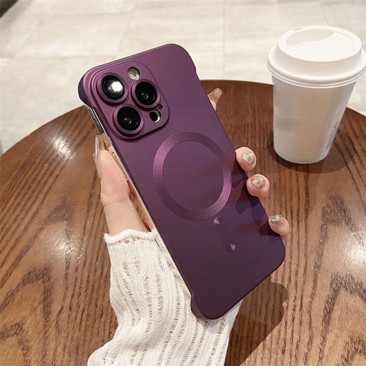 Ohut Kehyksetön Magneettinen Puhelinkotelo iPhonelle