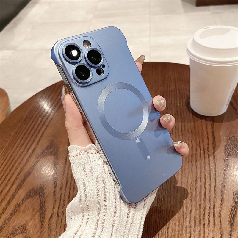 Ohut Kehyksetön Magneettinen Puhelinkotelo iPhonelle