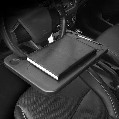 Kannettava tietokone-/ruokailuohjauspyöräpöytä autoon
