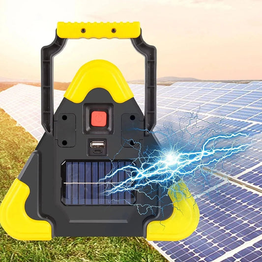 3-in-1 aurinkovetoinen hätäkolmiovaroitusvalo tien varrella