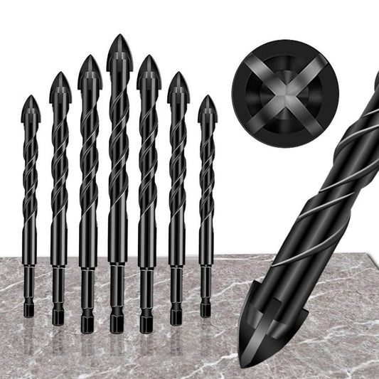 🔥High-strength 4-Edge Cross Drill Bit-sarja