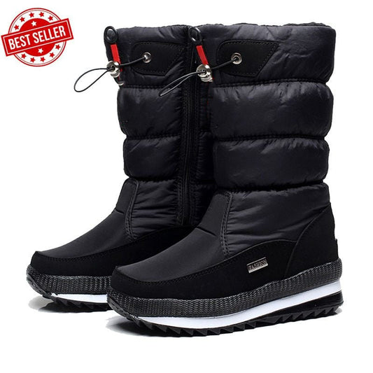 Premium vedenpitävä Faux turkis luistamaton Naisten Snow Boots