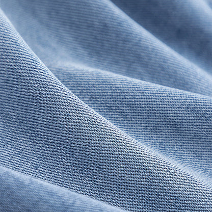 💌Keskipitkä trenssitakki, jossa on farkkusaumat