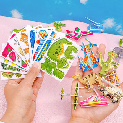 🦋DIY Lasten opettava 3D-pulmapeli🚁