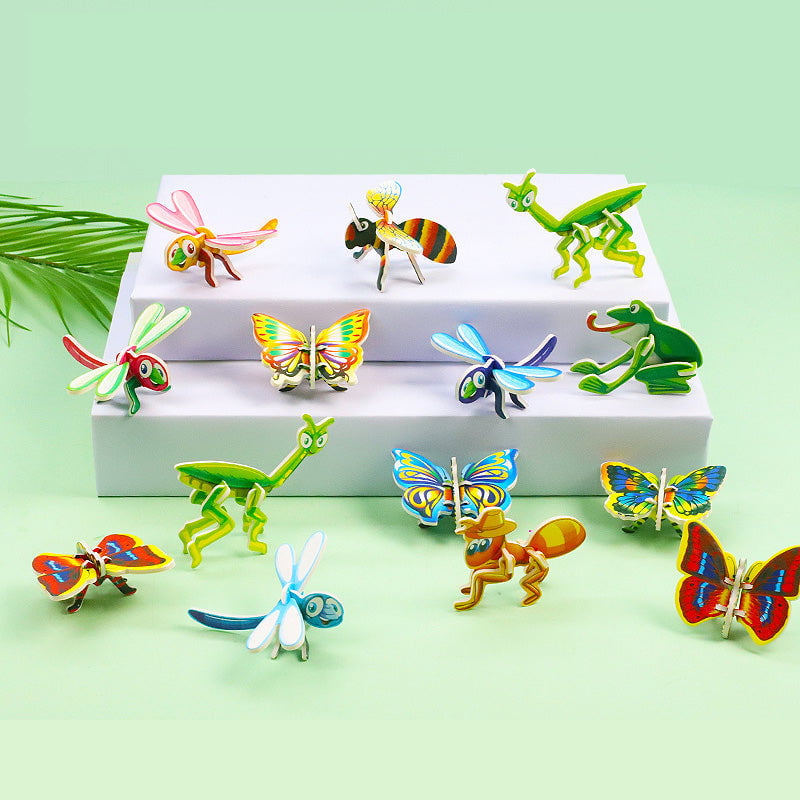 🦋DIY Lasten opettava 3D-pulmapeli🚁