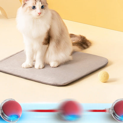 🐱🐶Älykäs Automaattinen Pyörivä Lelupallo