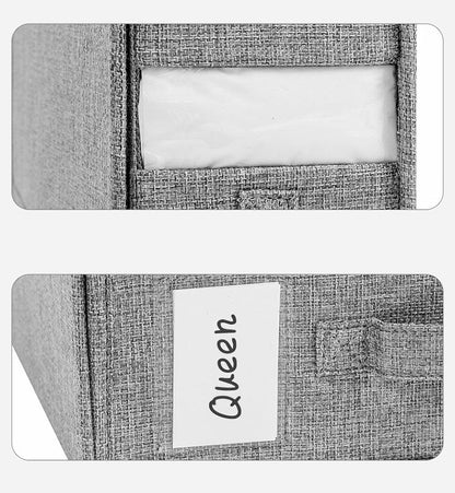 Taitettava järjestäjä sängyn lakanasetti