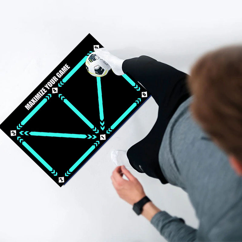 ⚽Liukumaton jalkapallo jalka harjoitusmatto🏆