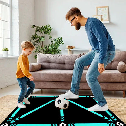 ⚽Liukumaton jalkapallo jalka harjoitusmatto🏆