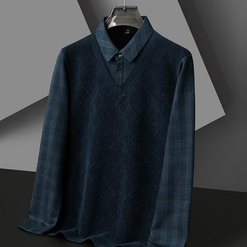 🔥Miesten kauluspaita neule