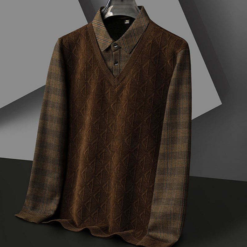 🔥Miesten kauluspaita neule