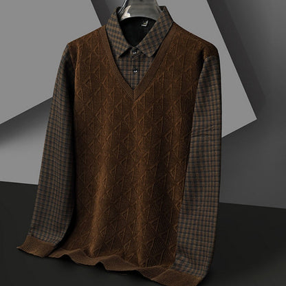 🔥Miesten kauluspaita neule