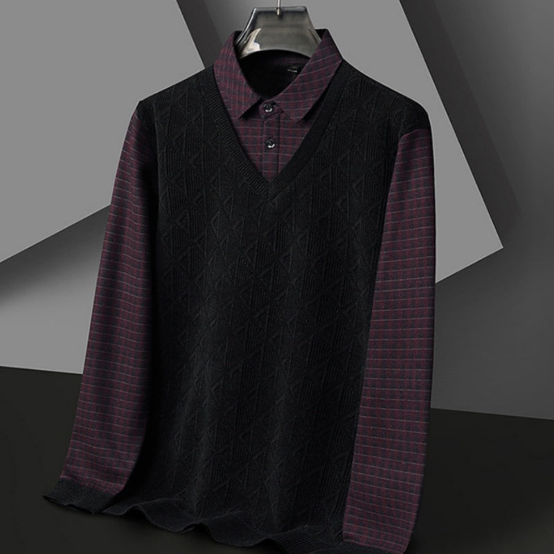 🔥Miesten kauluspaita neule