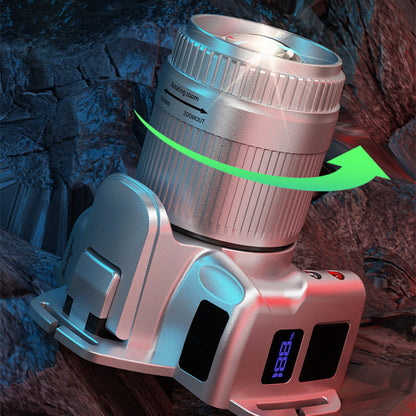 Zoomattava LED päävalaisin 6 moodilla ja liiketunnistimella