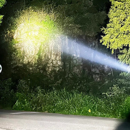 Zoomattava LED päävalaisin 6 moodilla ja liiketunnistimella